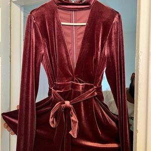 Nice mauve velvet dress